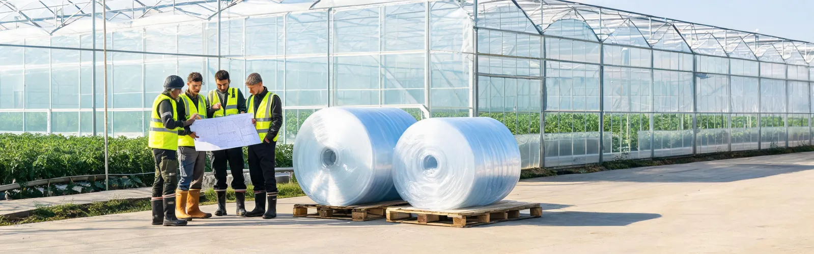 Greenhouse covering preparation